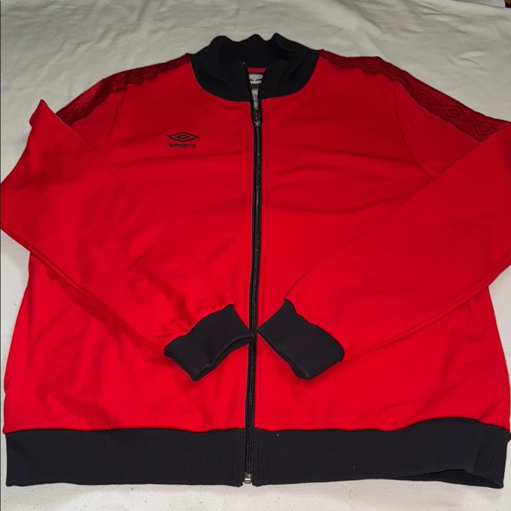Umbro Red and Black Jacket